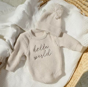 Romper + Bonnet Set