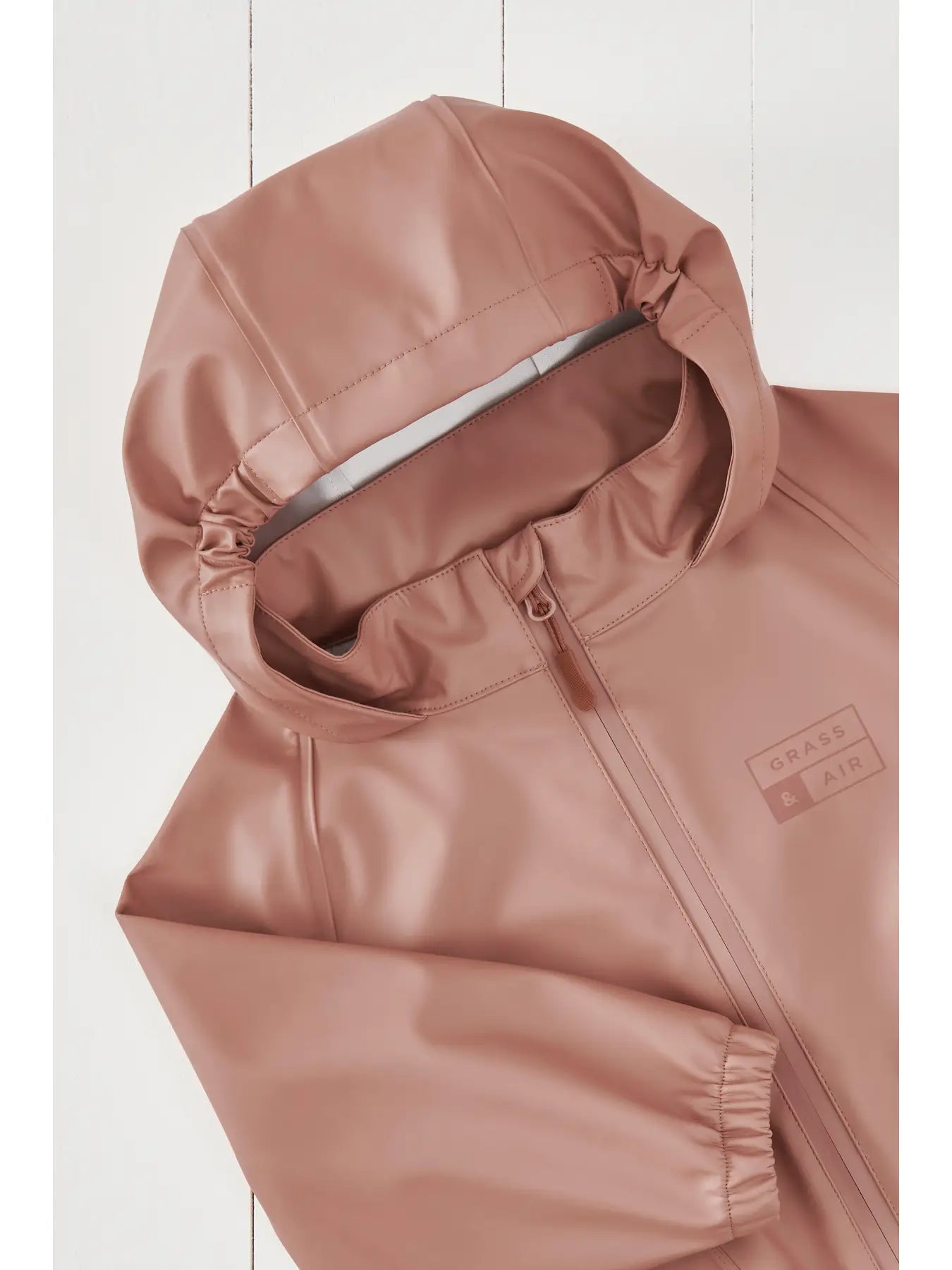 Grass & Air - Rose - Waterproof Rain Jacket