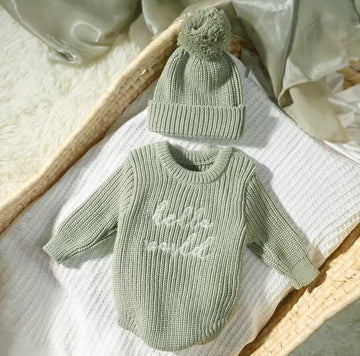 Romper + Bonnet Set