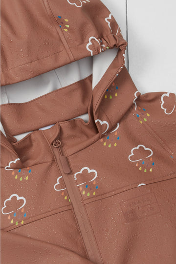 Grass & Air - Rose - Waterproof Changing Colours Rain Jacket