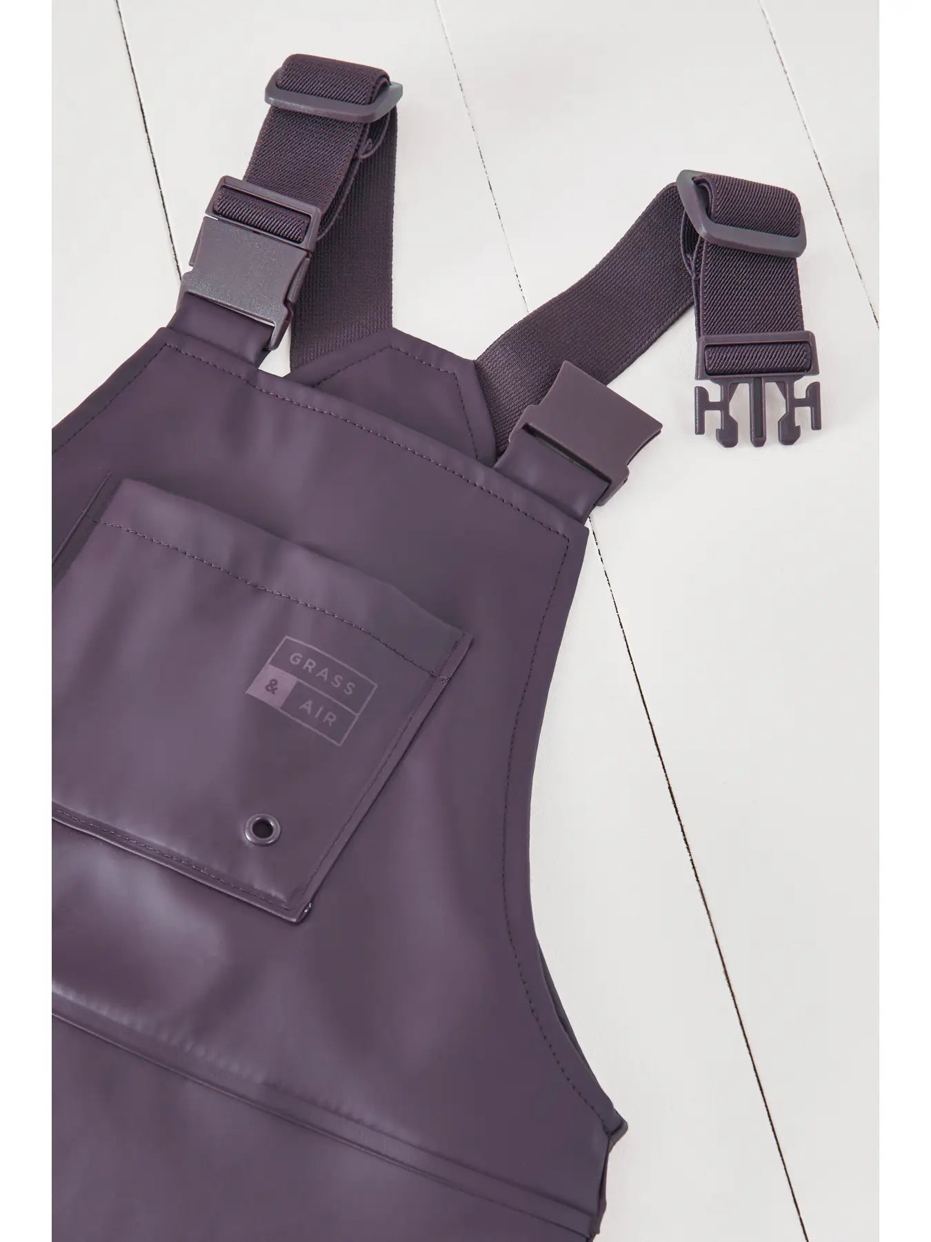 Grass & Air - Amethyst Purple - Waterproof Rain Dungarees