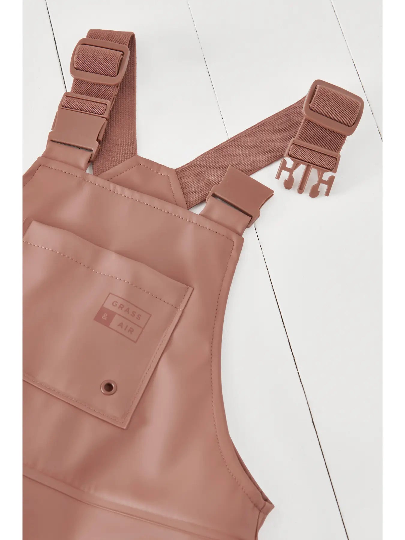 Grass & Air - Rose - Waterproof Rain Dungarees