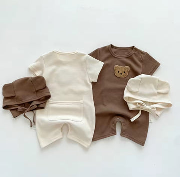 Summer Jumpsuit + Hat Set