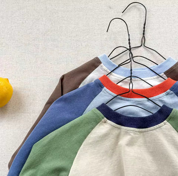 Colour Block Long Sleeve Top