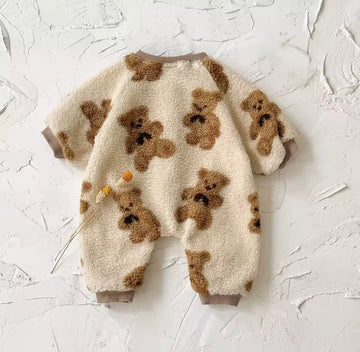 All in one - Fleece - Teddy Bear