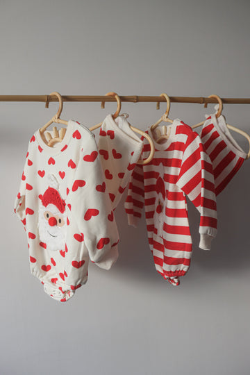 Christmas Romper + Hat