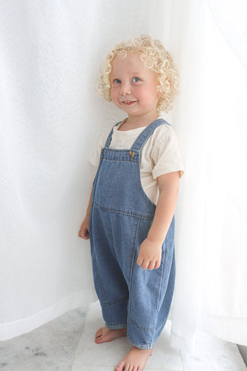Denim dungaree