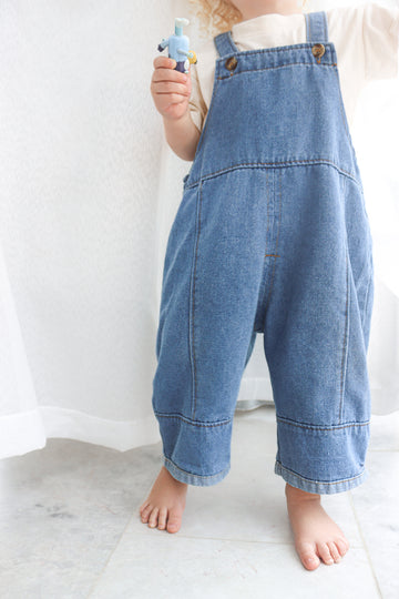 Denim dungaree