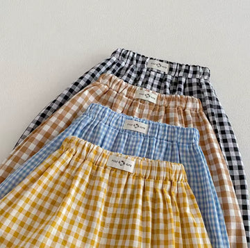 Gingham Light Trousers