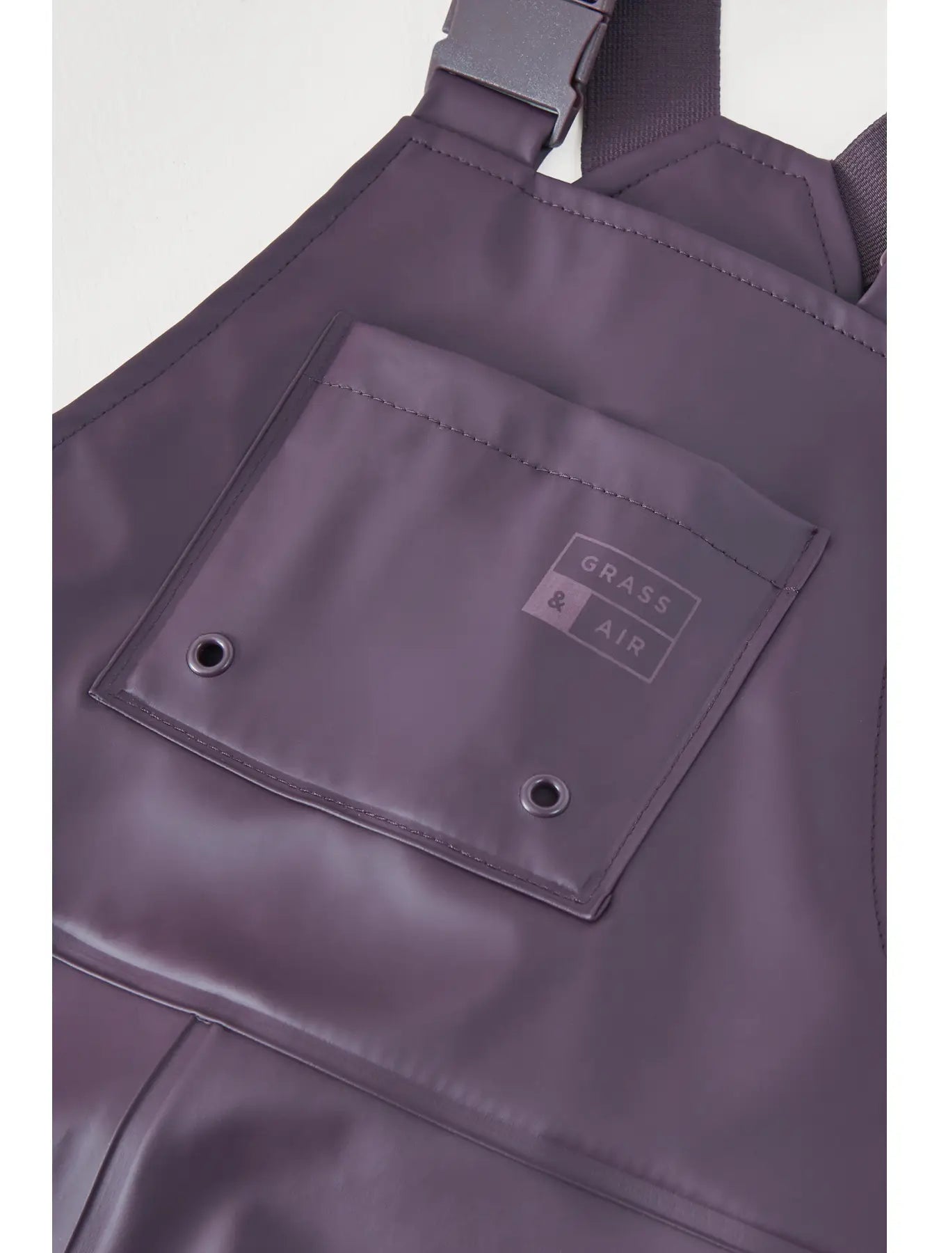 Grass & Air - Amethyst Purple - Waterproof Rain Dungarees